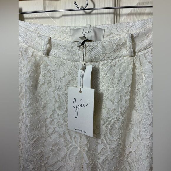 NEW JOIE | Lucinda porcelain lace pants small - Picture 3 of 6